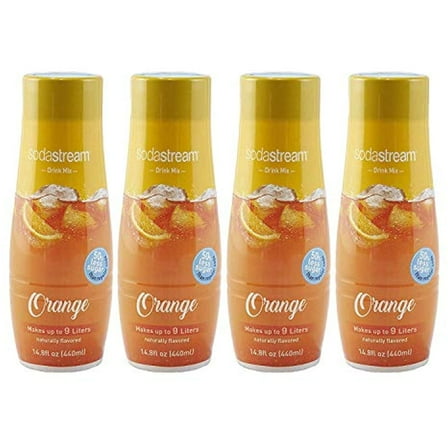 Sodastream Orange,14.8 Fl Oz (Pack Of 4)