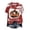 WTshirt132-Brick Red, variant on UAYOTSE Halloween Fashion Graphic Tshirt Women Crew Neck Short Sleeve Casual Holiday Top Size 3XL