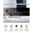 thumbnail image 5 of Navy Blue Black Grey Blackout Curtains 72 Inches Long for Bedroom, Modern Irregular Geometric Abstract Thermal Insulated Room Darkening Black Out Window Curtain Panels Grommet Drapes for Living Room, 5 of 8