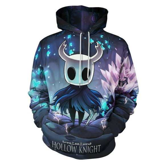 Hollow Game Kni-ght Silksong Casual Hoodie Jacket Hooded Long Sleeves Sweatshirt Pullover Sweaters Women Men