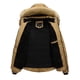 thumbnail image 4 of Gibobby Chamarra casual hombre Chaqueta Acolchada Liviana Resistente con Capucha(Caqui,M), 4 of 4