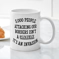 thumbnail image 3 of CafePress - Caravan Invasion - 11 oz Ceramic Mug - Novelty Coffee Tea Cup, 3 of 4