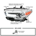 thumbnail image 3 of Spec-D Tuning Chrome Projector Headlights w/ Switchback Sequential LED Turn Signal Compatible with 2016-2022 Toyota Tacoma, Left + Right Pair Headlamps Assembly, 3 of 5
