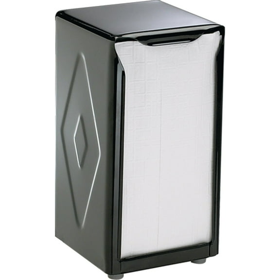 San Jamar H900BK Table Top Tall Napkin Dispenser, Black