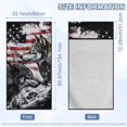 thumbnail image 7 of Bulopur American Flag Car Seat Towels Wolf Car Seat Towel Covers with Storage Bag Waterproof Sweat Towel Bucket Seat Covers for Gym Running Swimming Gift for Friends, 7 of 7