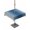 Navy Blue Gray, variant on Outdoor Tablecloths with Umbrella Hole & Zipper, Dark Red Grey Black Ombre Round Tablecloths 60 Inch, Farmhouse Gradient Minimalist Waterproof Table Cloth, Patio/Pool/Picnic Table Covers