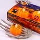thumbnail image 2 of 12 Pack Halloween Pumpkin Tealights Candles with Spider Web Decor, LED Pumpkin Lights, Flame Less Candle Battery Operated, 2 of 5