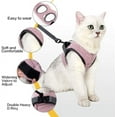 thumbnail image 4 of Arnés y correa ultraligeros para gatos, cuello de gatito suave y cómodo, chaqueta para caminar para gatos, a prueba de fugas, adecuada para cachorros y conejos, 4 of 5