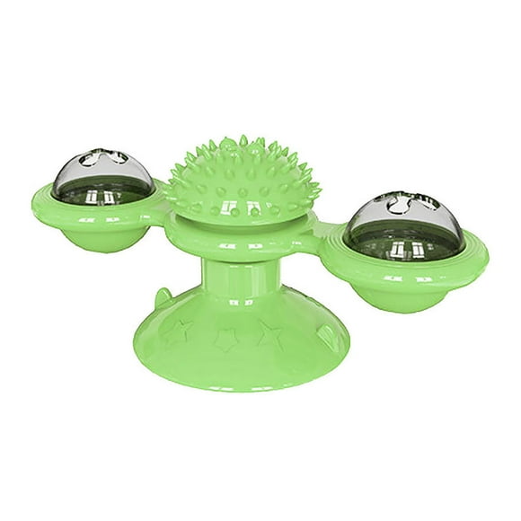 erfcxs Jouets Interactifs Moulin à Vent pour Chats avec 2024 Nouveaux Jouets Amusants pour Chats d'Intérieur Jouets avec Lumière LED Jouets d'Exercice pour Chats Toutes Races Ennuyeuses