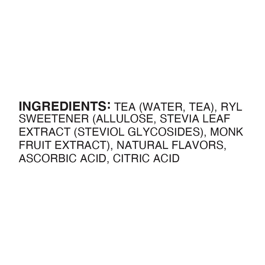 (6 pack) Ryl Iced Tea, Half & Half (Tea/Lemonade), Antioxidant Superblend, Zero Sugar, Low Carb, Zero Calorie Iced Tea, 16.0 fl oz, Can