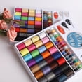 thumbnail image 4 of Baohd 64Spools Assorted Colors Sewing Threads Set Sewing Tools Kit Needle Box Color Random, 4 of 9