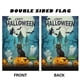 thumbnail image 4 of Bandera De Jardín De Halloween Calabaza Murciélago Castillo Fantasma Patrón Bandera Impresión De Doble Cara Decoración De Halloween Advancent HA037388-00, 4 of 6