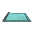 thumbnail image 2 of Ahgly Company Indoor Rectangle Solid Light Blue Modern Area Rugs, 6' x 9', 2 of 4