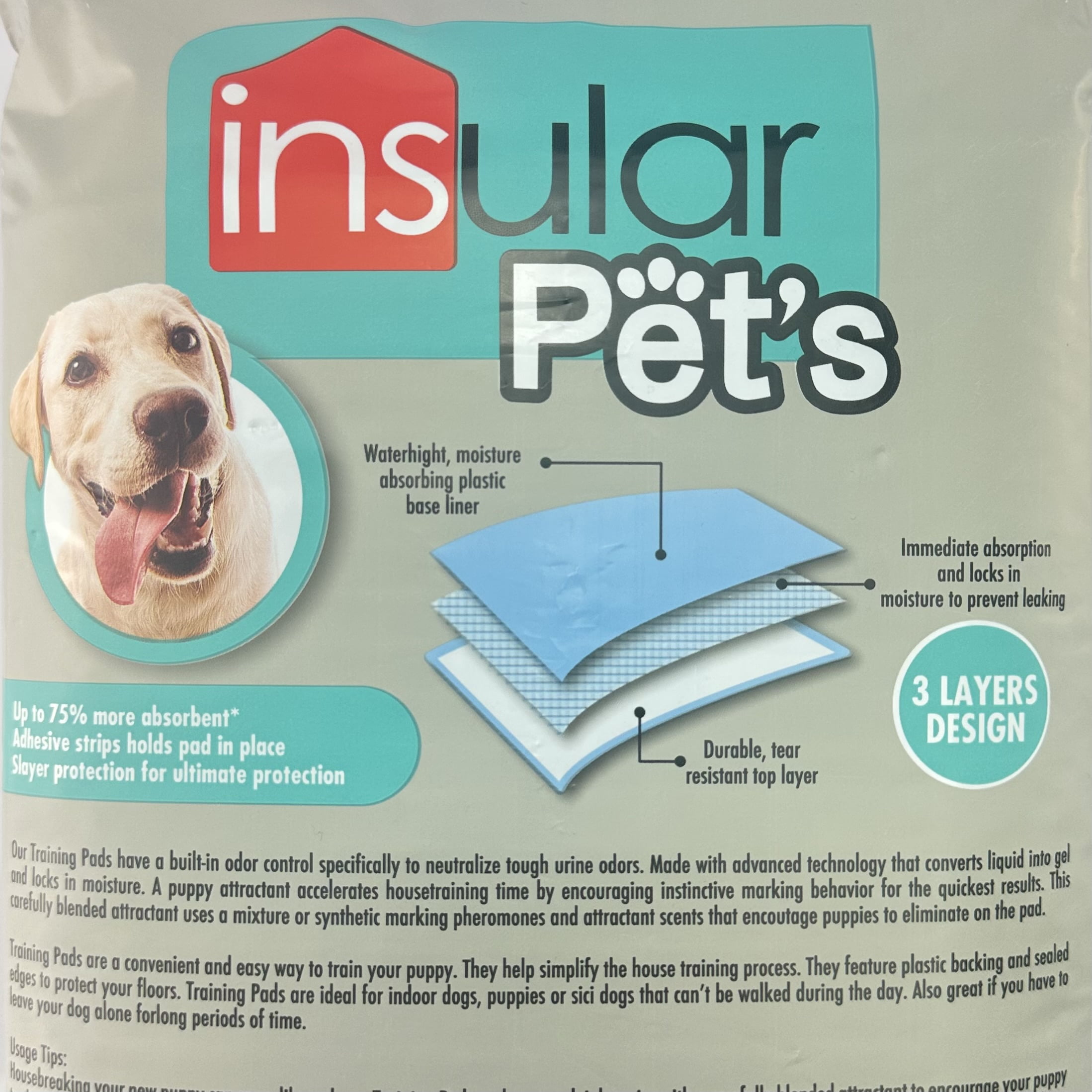 Insular Pet's 32pk Training Pads for Dogs