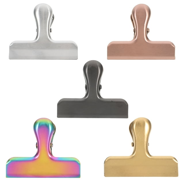 5pcs Food Bag Sealing Clips Fresh-keeping Sealing Clips Milk Powder Sealing Clips Reusable Snack Bag Clips Food Packaging Kitchen Clip