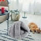 thumbnail image 1 of Cama para Perro con Forma de Zapatilla Fernando casa cálida cama para mascota Gris claro 50cmx40cm, 1 of 8