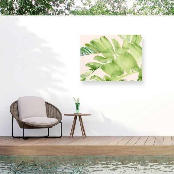 Jennifer Paxton Parker 'Peachy Palms II' Outdoor Canvas