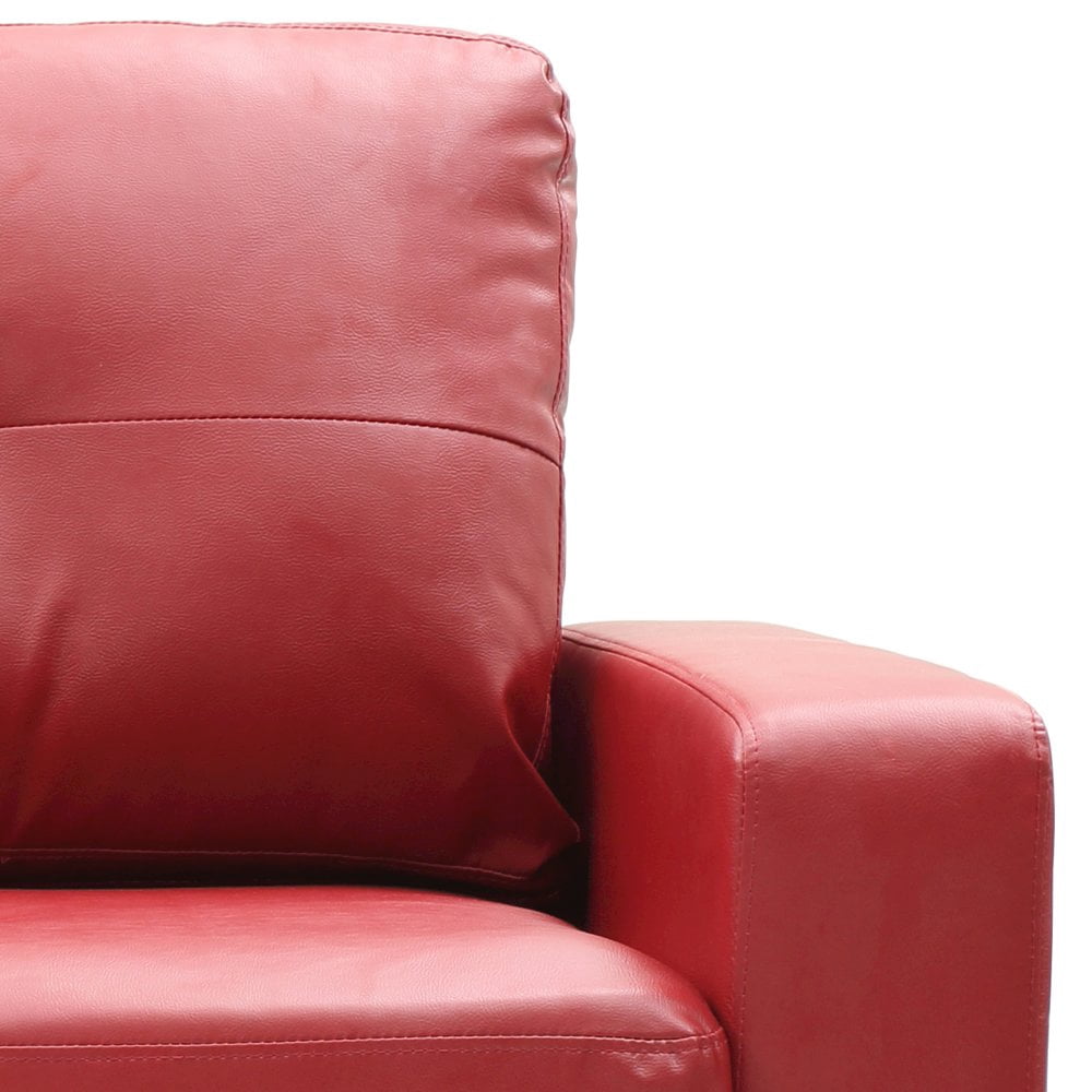 Glory Furniture Newbury Sofa in Red Color