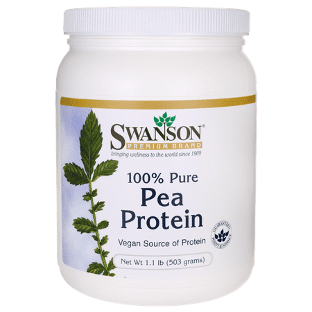 Swanson 100% Pure Pea Protein 1.1 lb Pwdr (The Best Pea Protein Powder)