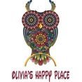 thumbnail image 2 of Mandala Owl Owls Animal Cartoon Customized Wall Decal - Custom Vinyl Wall Art - Personalized Name - Baby Girls Boys Kids Bedroom Wall Decal Room Decor Wall Stickers Decoration Size (40x35 inch), 2 of 2