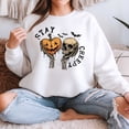 thumbnail image 5 of Stay Creepy Retro Dripping Heart Halloween Skeleton – T-Shirt / Hoodie / Sweatshirt – Halloween Costume Theme – Spooky, 5 of 6