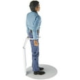 thumbnail image 6 of Plymor DSP-30W White Adjustable Action Figure Stand, fits 6 and 6.5 inch Action Figures, Waist is 1.25" - 1.5" wide, 3.25" - 4" around, Pack of 12, 6 of 8