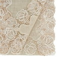 thumbnail image 4 of Saro Lifestyle Lace Rose Border Table Runner, 4 of 5