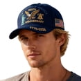 thumbnail image 4 of United States 250 Anniversary USA Hat, 1776-2026 Adjustable Embroidered Patriotic Hats 250 American Hat, 4 of 7