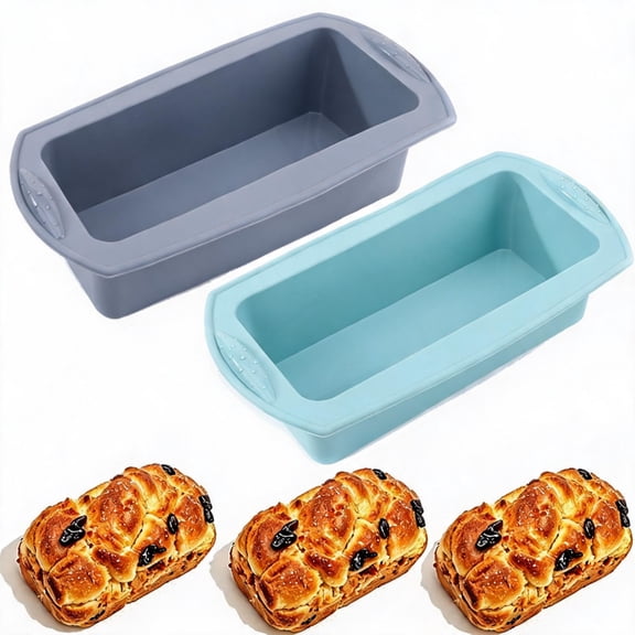 Silicone Bread Pans Bread Loaf Pans for Homemade Bread Meatloaf Sandwich Bread Loaf Pan for Baking Bread