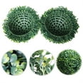 thumbnail image 6 of 5.12" Artificial Boxwood Topiary Ball 4 Layers Faux Decorative Green Plant Ball for Garden Wedding Patio, Indoor/Outdoor Decor, 6 of 8