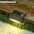 thumbnail image 6 of Outdoor Solar LED Deck Lights Garden Path Patio Pathway Stairs Step Fence Lamp, 6 of 18