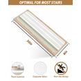 thumbnail image 4 of Stair Treads for Wooden Steps,Sage Green Stripe Peel and Stick Stair Treads with Adhesive,Modern Rustic Horizontal Green Striped Non Slip Indoor Stairs Runner Rugs Mats for Elders Dogs 8"x30" 15PCS, 4 of 7