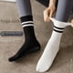 thumbnail image 4 of Calcetines de yoga con pantalones de tiburón antideslizantes profesionales para mujer otoño e invierno Pilates adultos deportes fitness calcetines de suelo, 4 of 6