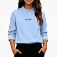 thumbnail image 2 of Afuyipoi Girls Sweatshirt Mock Neck ( 6 Months - 12 Years ) Fall Winter Warm Underwear Blue 3T, 2 of 6