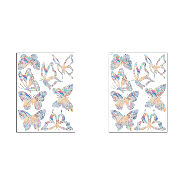 Películas para Ventanas 3D Electrostáticas Calcomanías Creativas Y Elegantes para Ventanas Reutilizables (mariposa)