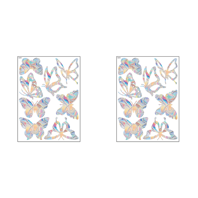 DQrwqpou Películas para Ventanas 3D Electrostáticas Calcomanías Creativas Y Elegantes para Ventanas Reutilizables (mariposa)