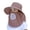 Coffee, variant on Hats Women Summer Sun Women Adjustable Anti Outdoor Riding Large Sun Visor Protective Hat