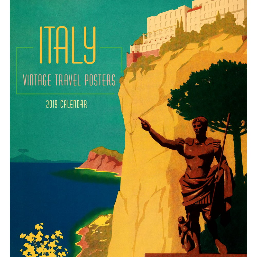vintage travel posters calendar