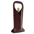 thumbnail image 1 of Leather Wine Bag Wine Bottle Holder Champagne Hand Bag Gift Bag for Christmas Wedding Travel Birthda, 1 of 5
