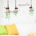 thumbnail image 4 of Billuyoard Pegatinas de pared de cesta de flores, película decorativa extraíble, pegatina autoadhesiva para muebles, pegatina portátil DIY Decoración del hogar, 4 of 6