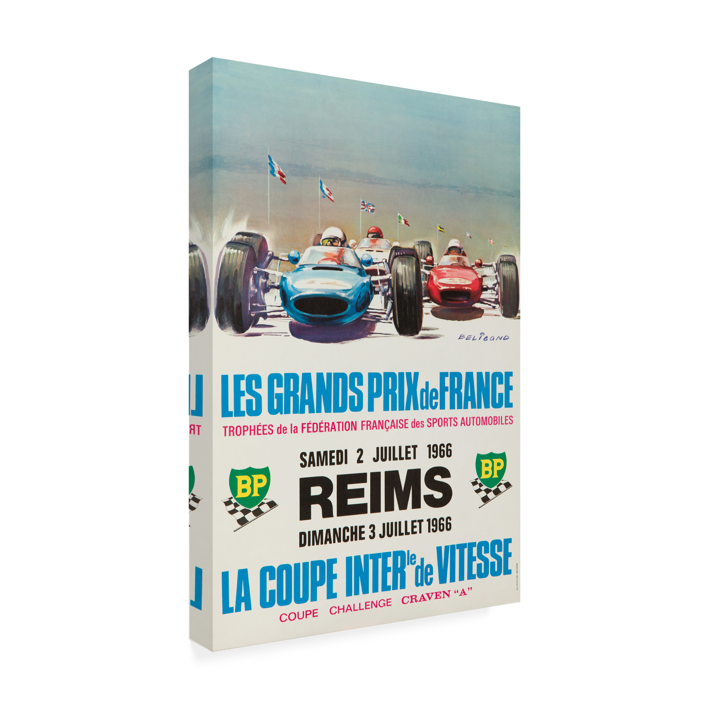 Lantern Press 'Racecar 3' Canvas Art