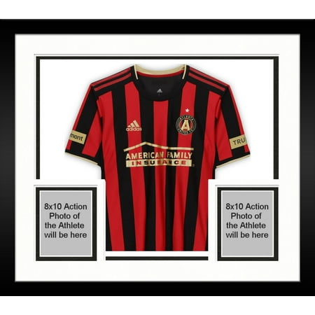 Framed Adam Jahn Atlanta United FC Autographed Match-Used #14 Black Jersey from the 2020 MLS Season - Fanatics Authentic Certified