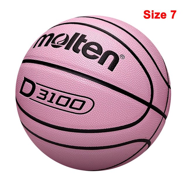 Molten-pelota de baloncesto suave y resistente al desgaste, juego de entrenamiento de Material PU, colorido, tamaño oficial 7, B7D3100 Fivean unisex