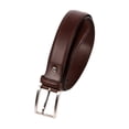 thumbnail image 3 of 39-40  Affilare Men's Genuine Italian Leather Dress Belt  35mm Brown 12EX35BR, 3 of 5