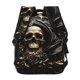 thumbnail image 4 of Disketp Gold Rose Skull Mochila Estampada para Hombre y Mujer – Mochila Ligera Clásica con Múltiples Bolsillos para Universidad, Trabajo y Viajes-One Size, 4 of 5