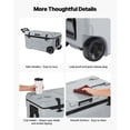 thumbnail image 5 of 74 QT Wheeled Cooler, Portable Ice Cooler with Long Ice Retention, Heavy Duty Handles & Cup Holder, Insulated Rigid Cooler for Camping, Picnics & Travel, 5 of 8