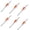 White,Orange, variant on NAP Quikfletch Twister Fletch Rap