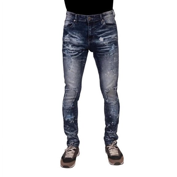 Men's Slim Casual Denim Jeans Pants Denim 34