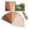 thumbnail image 6 of 12Pcs Pennant Triangle Flags Garland Hanging for Decor Brown, 6 of 10