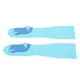 thumbnail image 1 of 1 par de calcetines de compresión con absorción del sudor, calcetines de compresión hasta la rodilla para correr, andar en bicicleta, deportes al aire libre, azul claro M, 1 of 10